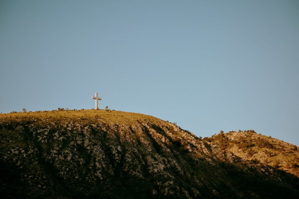 A cross on the hill.