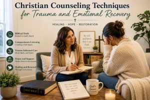 Christian counseling and trauma recovery through faith and emotional healing.