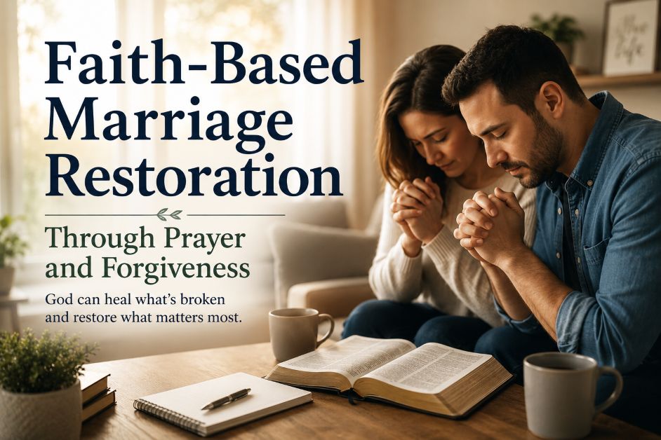 Faith-based marriage restoration through prayer and forgiveness