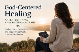God-centered healing after betrayal and emotional pain through prayer, biblical hope, forgiveness, and faith in Christ