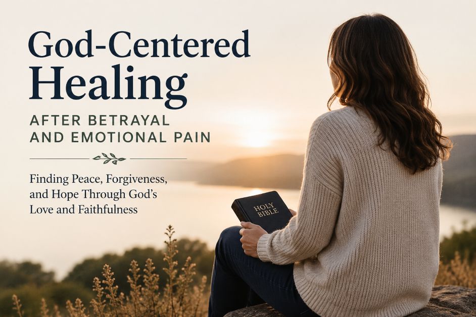 God-centered healing after betrayal and emotional pain through prayer, biblical hope, forgiveness, and faith in Christ