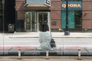 Woman sitting down and waiting Lord fights for you